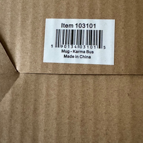 My Dream Job is Driving the Karma Bus Coffee Mug Ceramic Cup Primitives by Kathy - Picture 2 of 16